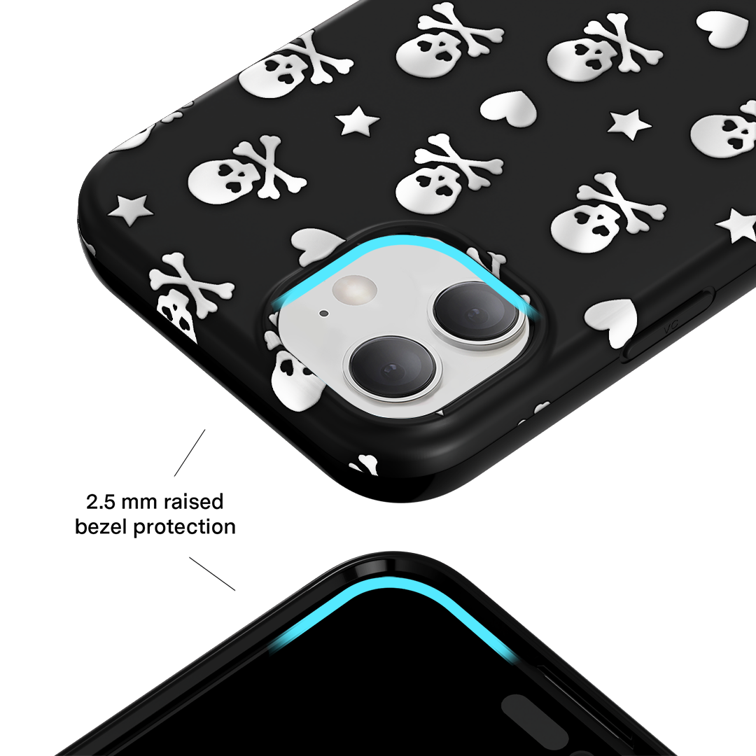 Chrome Skulls iPhone Case