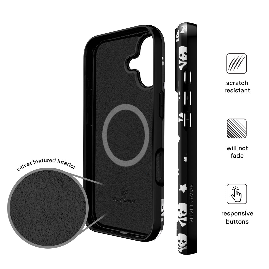 Chrome Skulls iPhone Case