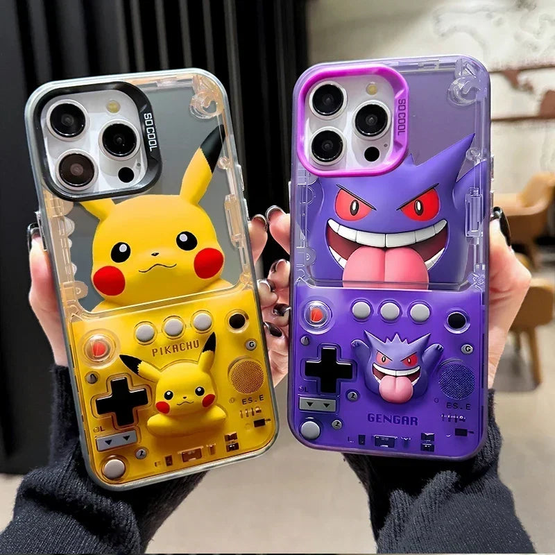 Anime Pikachu Pokemon Gengar Hard Phone Case For iPhone